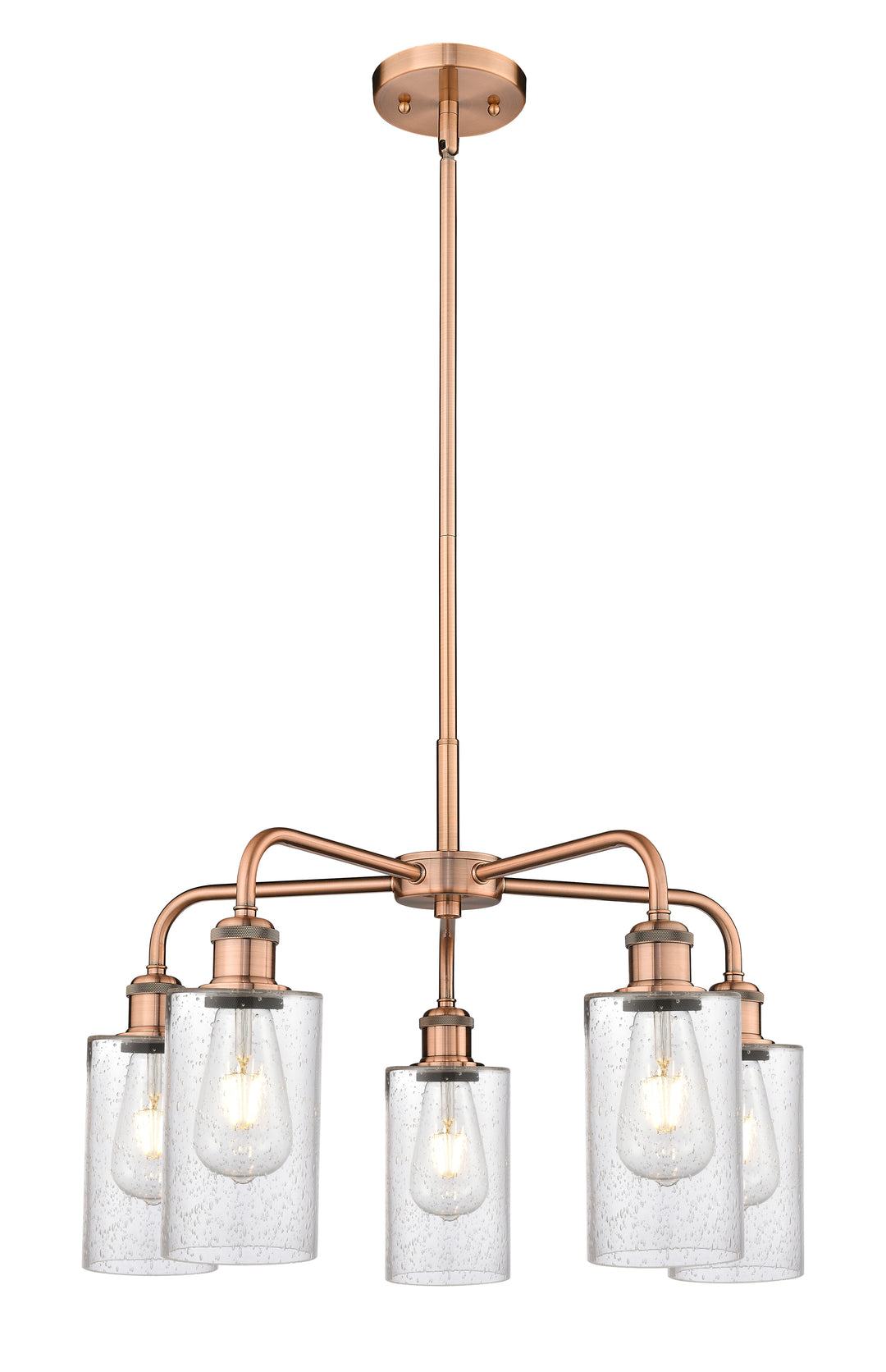 Innovations Lighting Clymer 4" Chandelier - Antique Copper