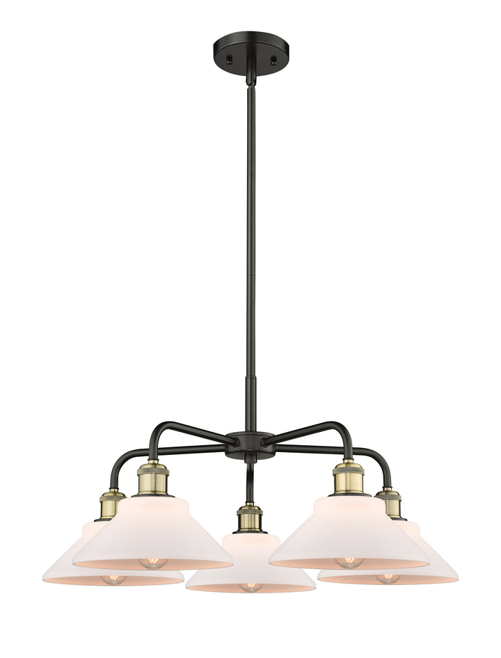 Innovations Lighting Orwell 9" Chandelier - Black Antique Brass