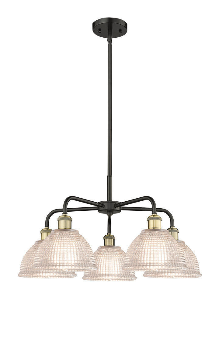 Innovations Lighting Arietta 8" Chandelier Chandeliers Innovations Lighting Black Antique Brass Clear ; Glass Type: Transparent 