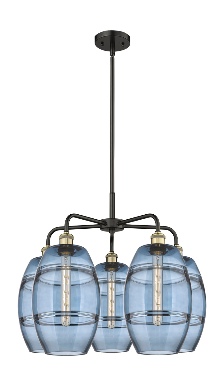 Innovations Lighting Vaz 8" Chandelier - Black Antique Brass
