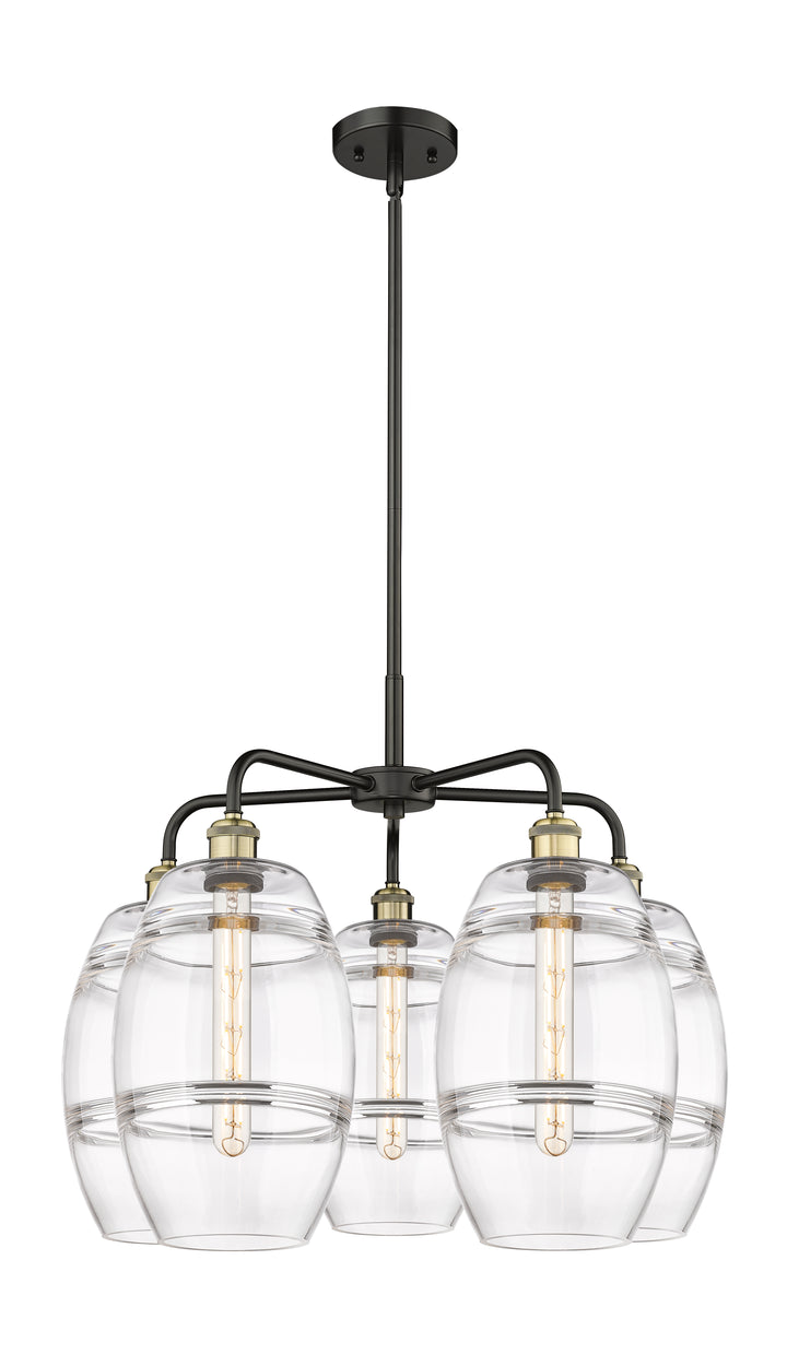 Innovations Lighting Vaz 8" Chandelier - Black Antique Brass