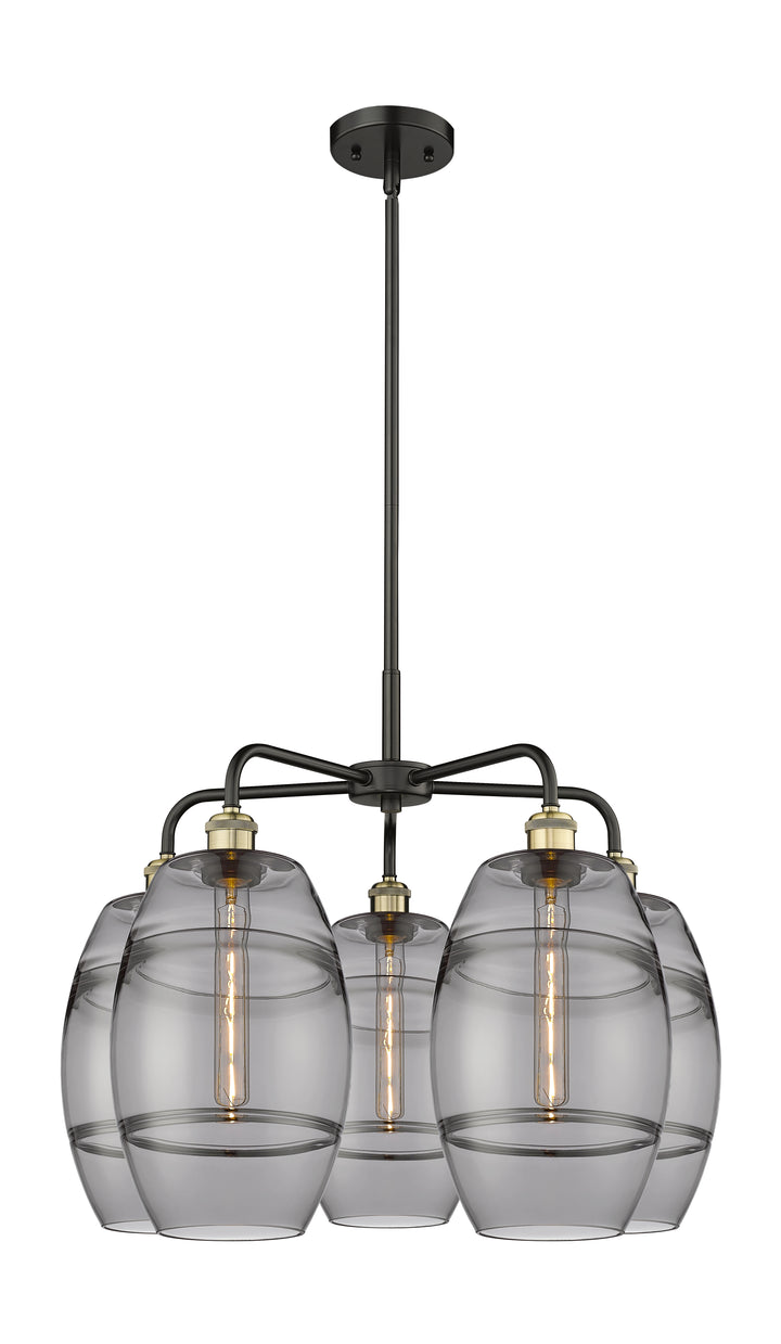 Innovations Lighting Vaz 8" Chandelier - Black Antique Brass