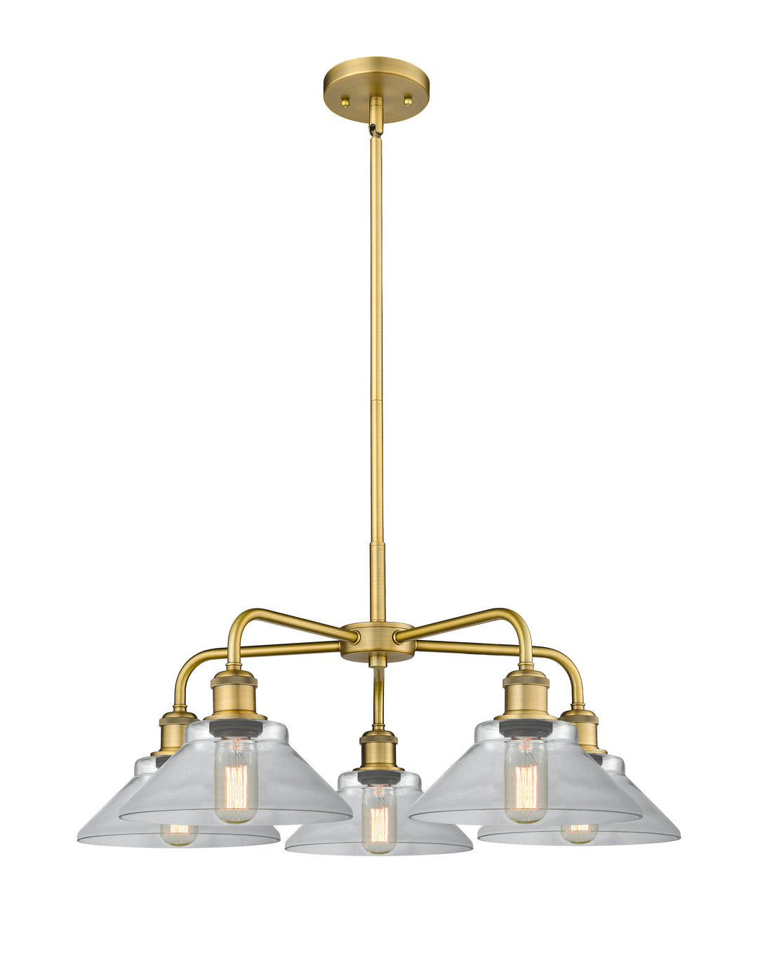 Innovations Lighting Orwell 9" Chandelier - Brushed Brass