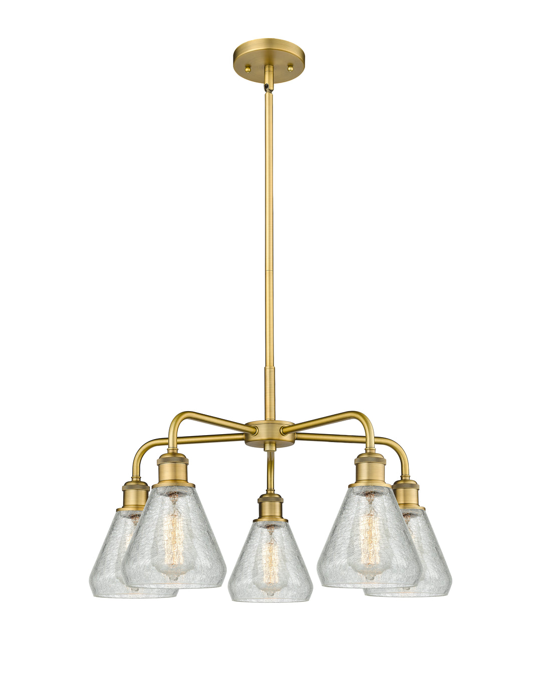 Innovations Lighting Conesus 6" Chandelier - Brushed Brass