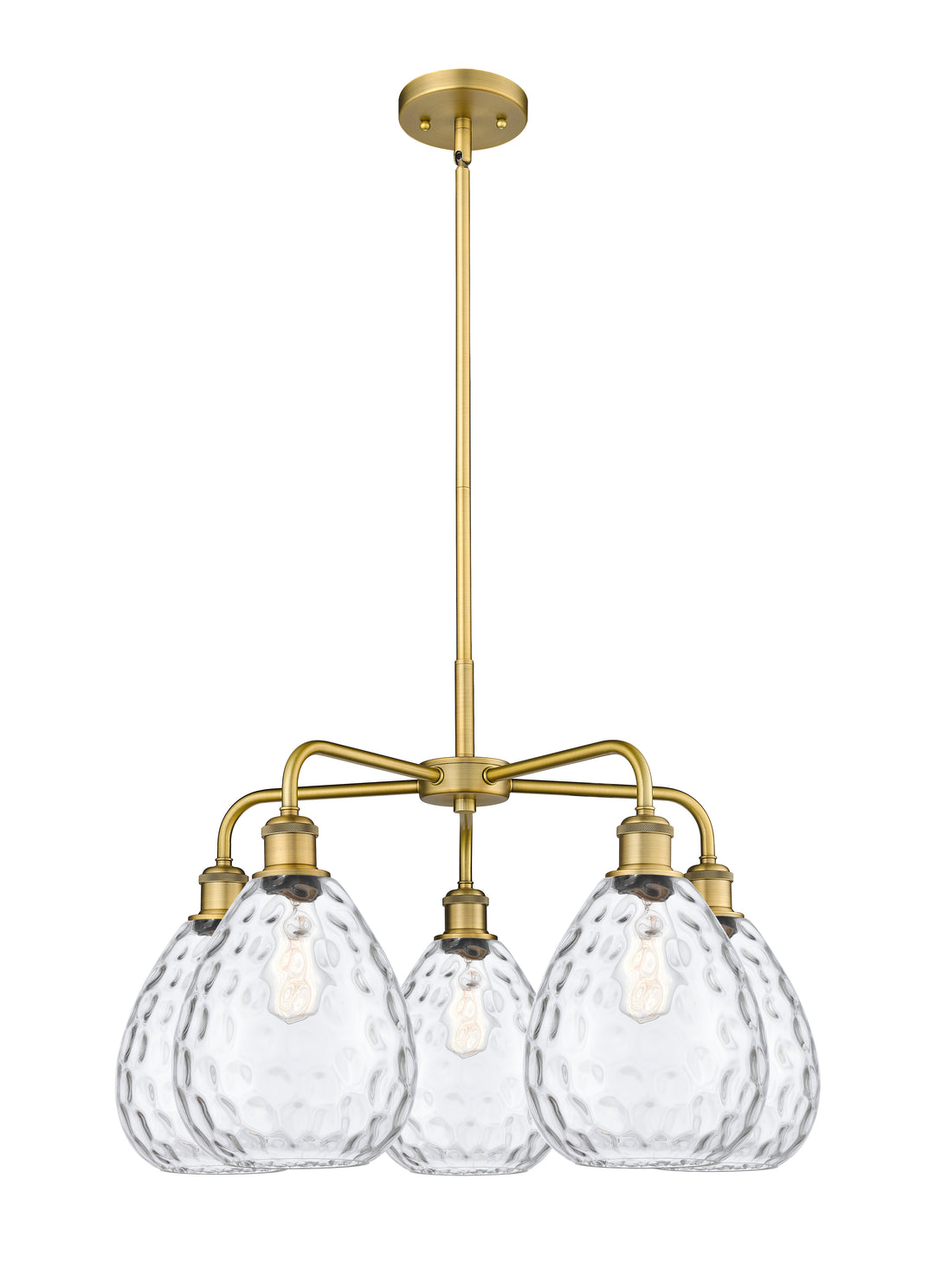 Innovations Lighting Waverly 8" Chandelier - Brushed Brass