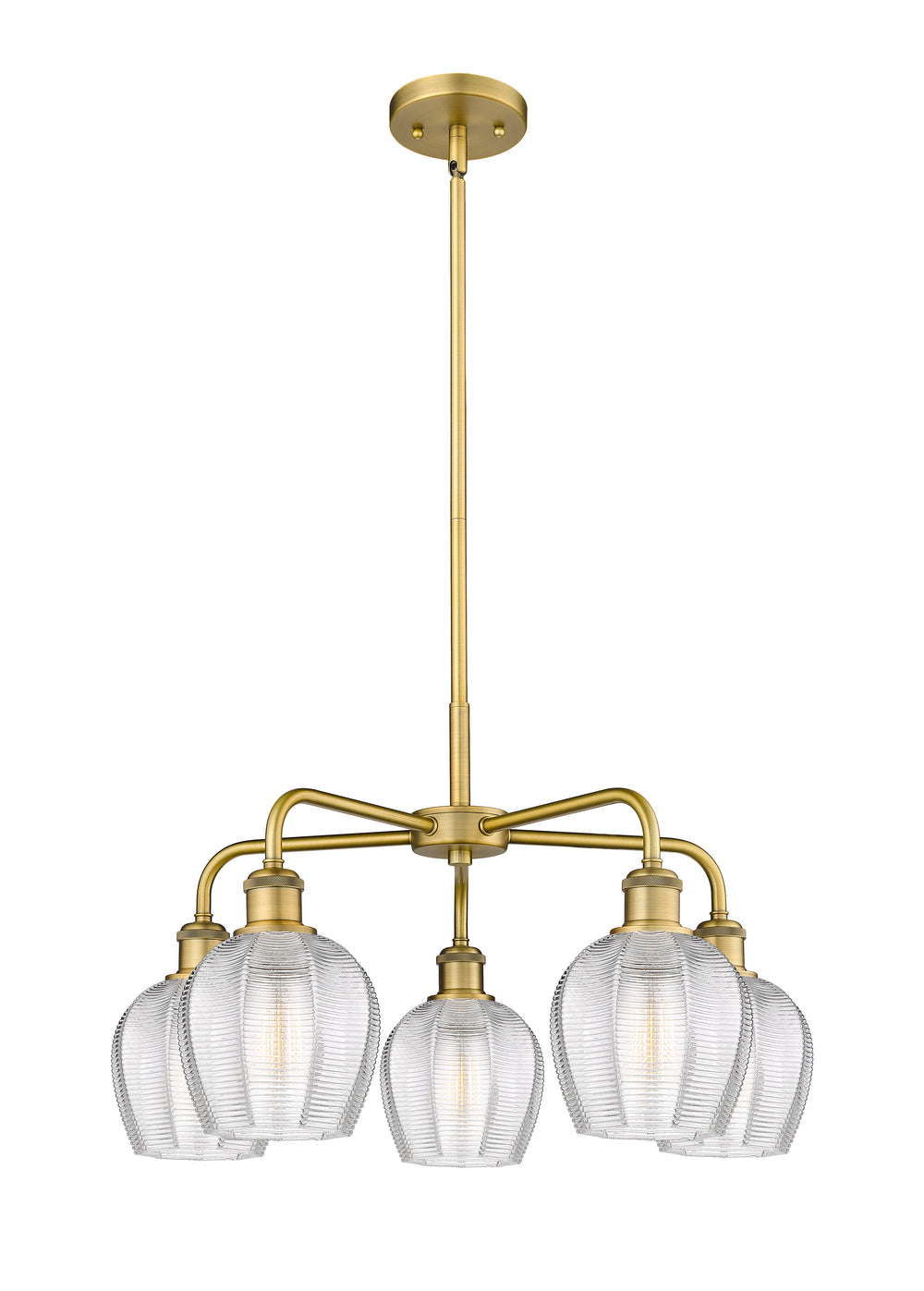 Innovations Lighting Norfolk 6" Chandelier - Brushed Brass