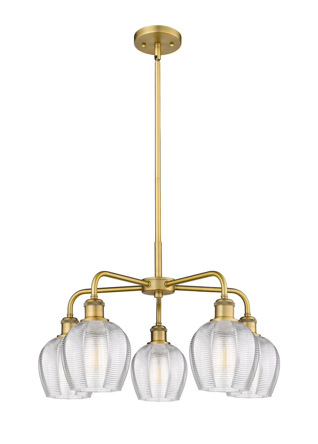 Innovations Lighting Norfolk 6" Chandelier - Brushed Brass