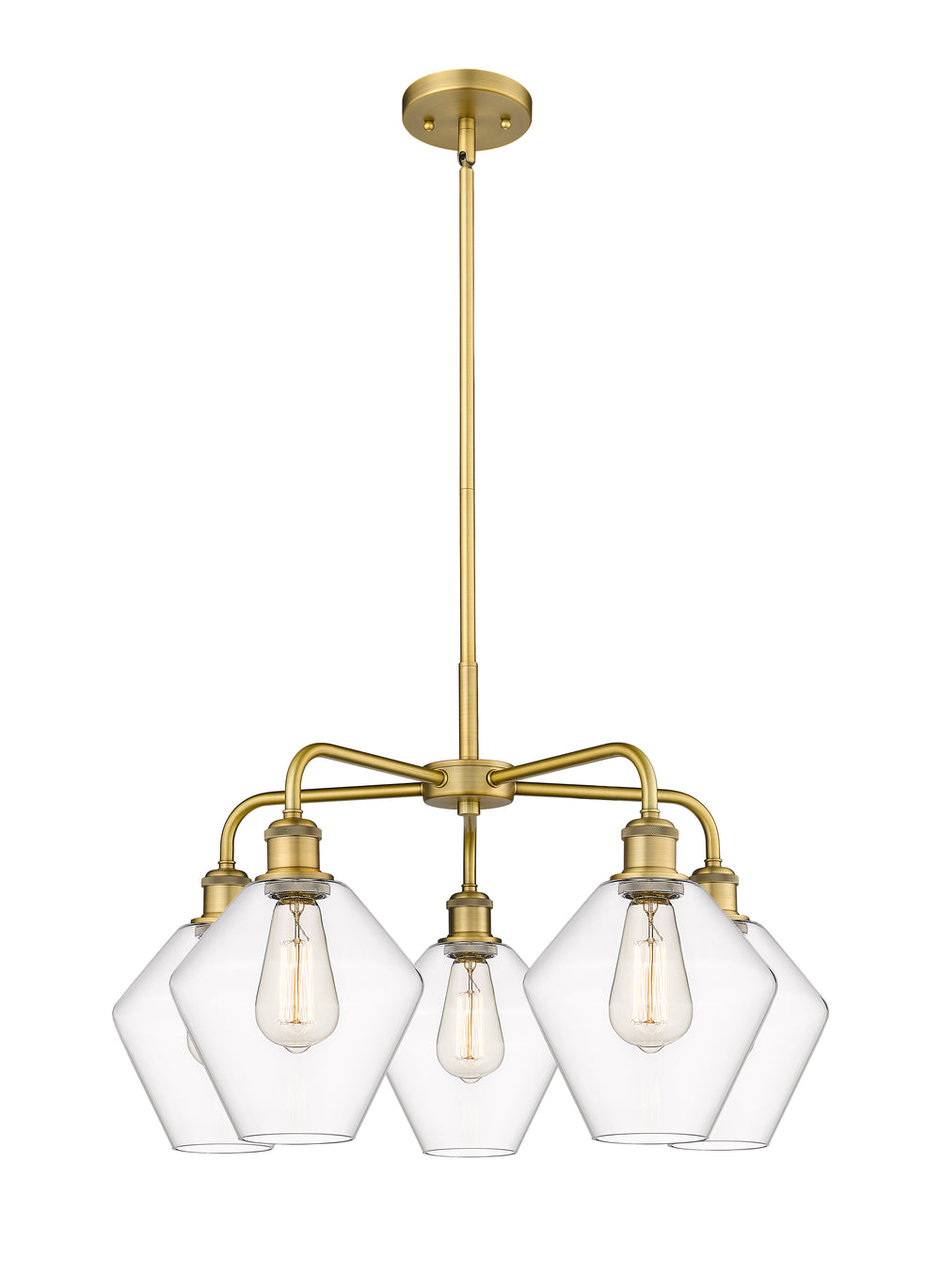 Innovations Lighting Cindyrella 8" Chandelier - Brushed Brass