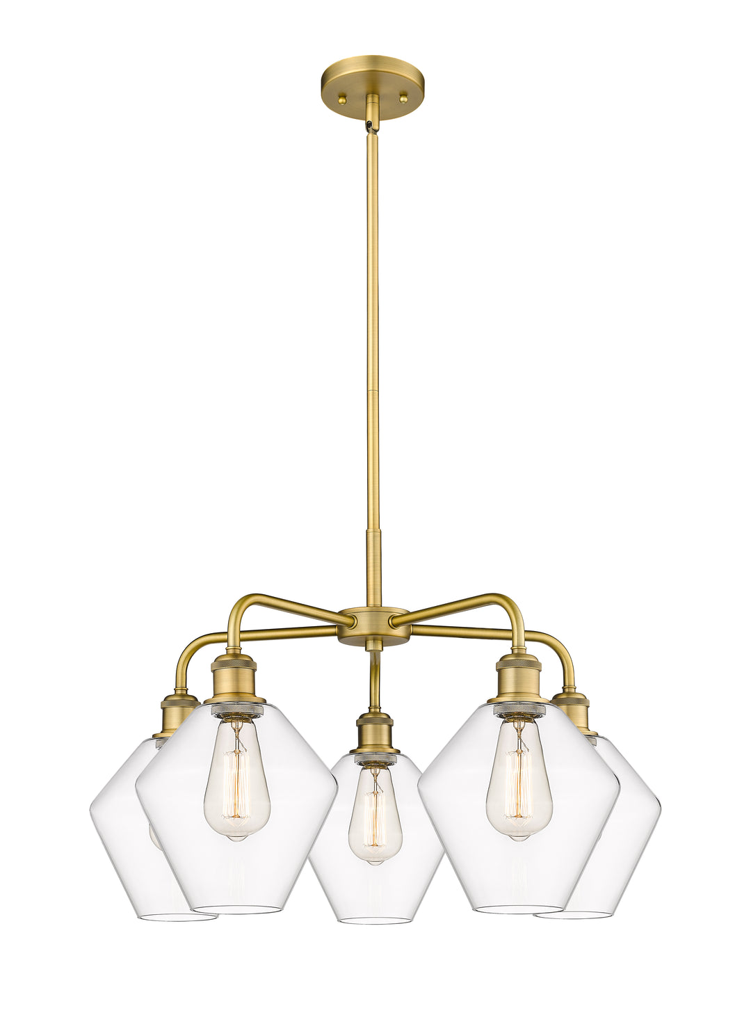 Innovations Lighting Cindyrella 8" Chandelier - Brushed Brass