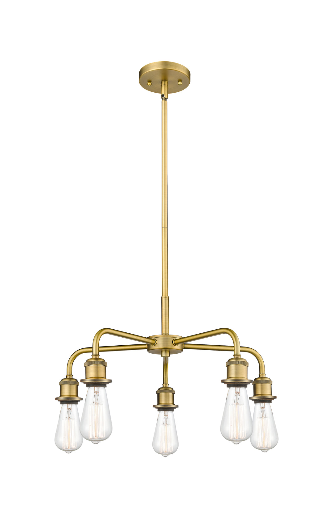 Innovations Lighting Ballston Chandelier Chandeliers Innovations Lighting Brushed Brass  