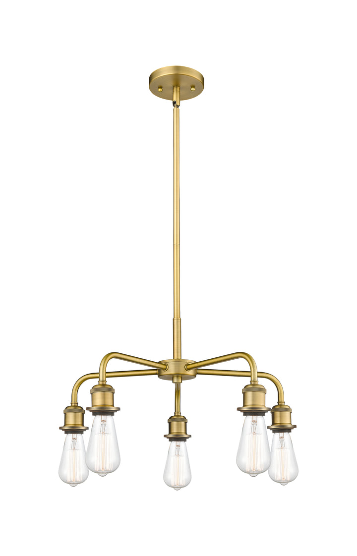 Innovations Lighting Ballston Chandelier Chandeliers Innovations Lighting Brushed Brass  