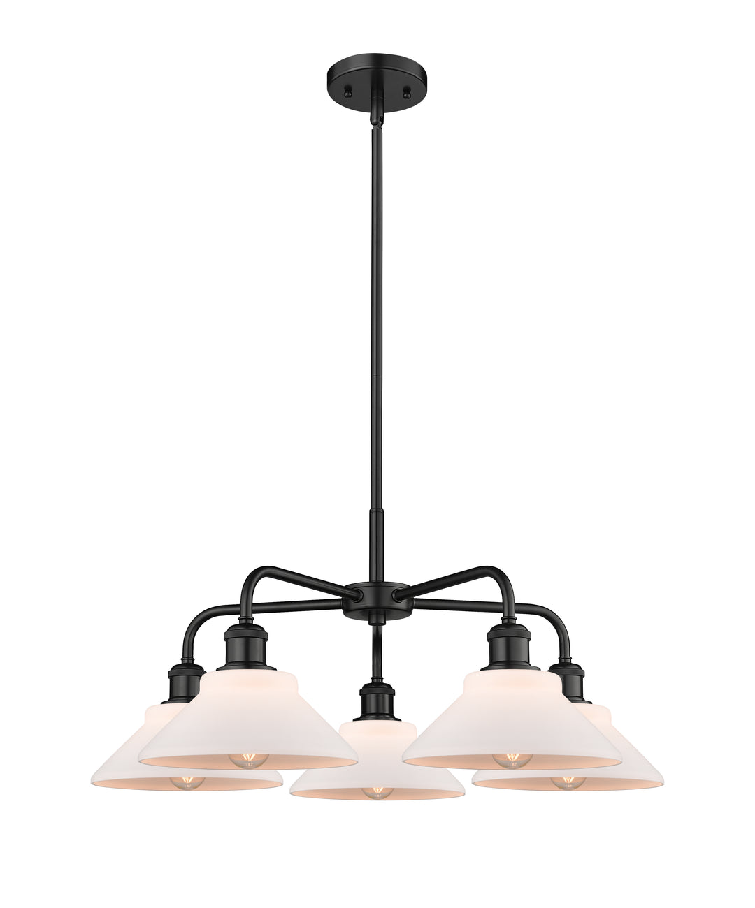 Innovations Lighting Orwell 9" Chandelier - Matte Black