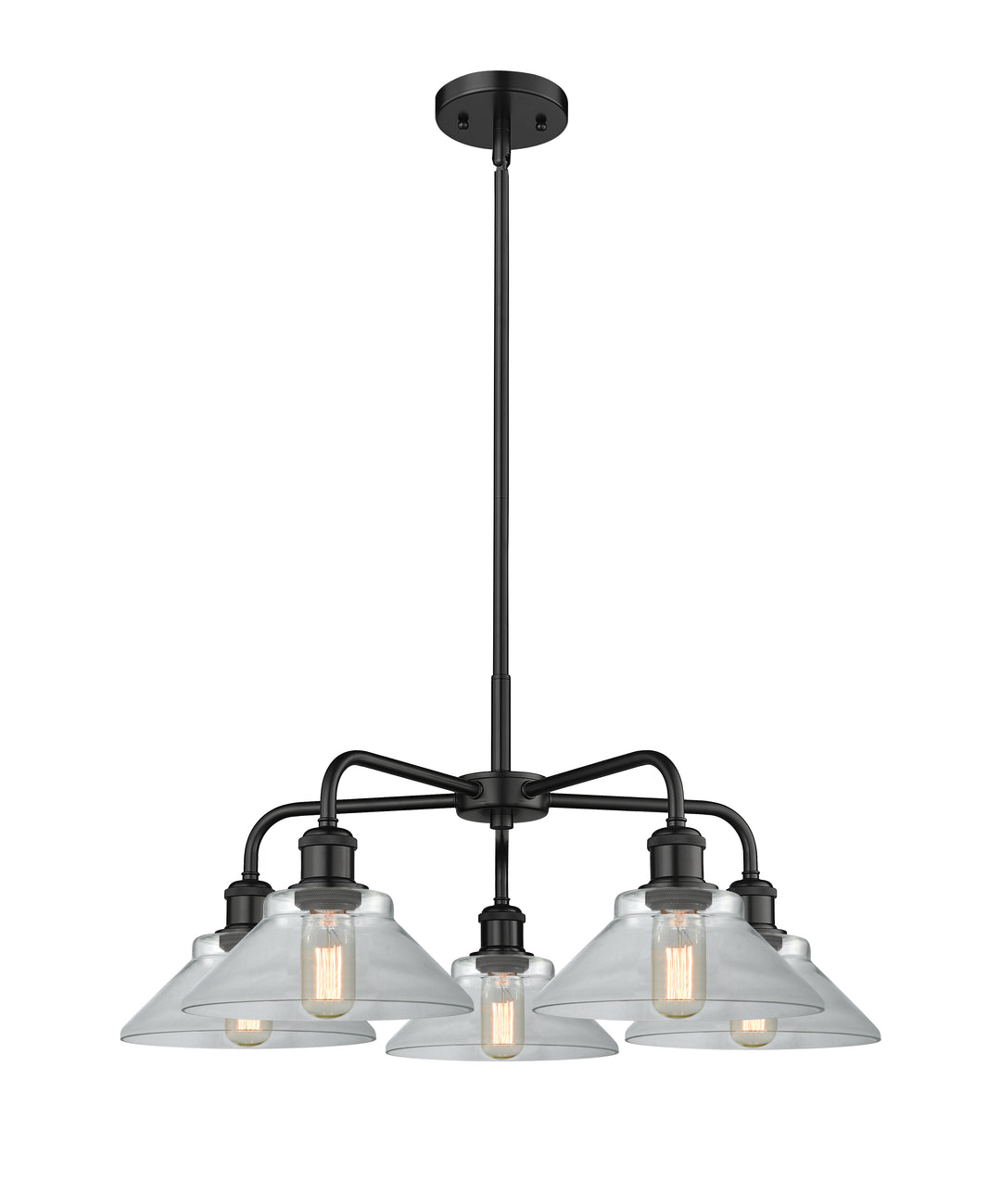 Innovations Lighting Orwell 9" Chandelier - Matte Black