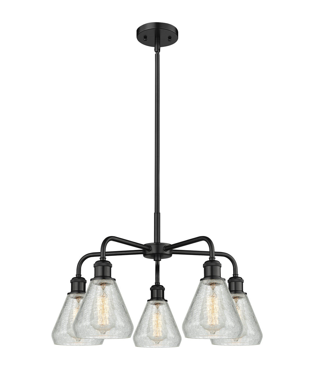 Innovations Lighting Conesus 6" Chandelier - Matte Black