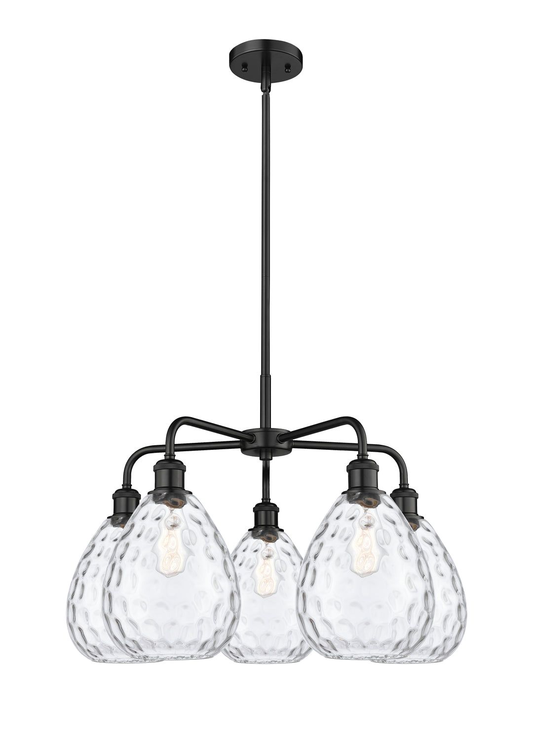 Innovations Lighting Waverly 8" Chandelier - Matte Black