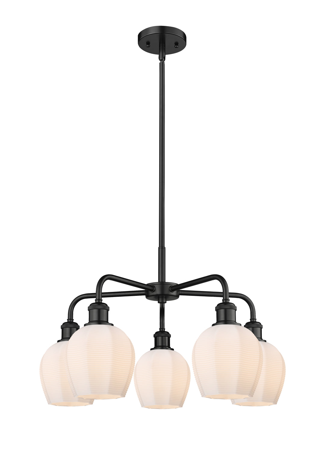 Innovations Lighting Norfolk 6" Chandelier - Matte Black