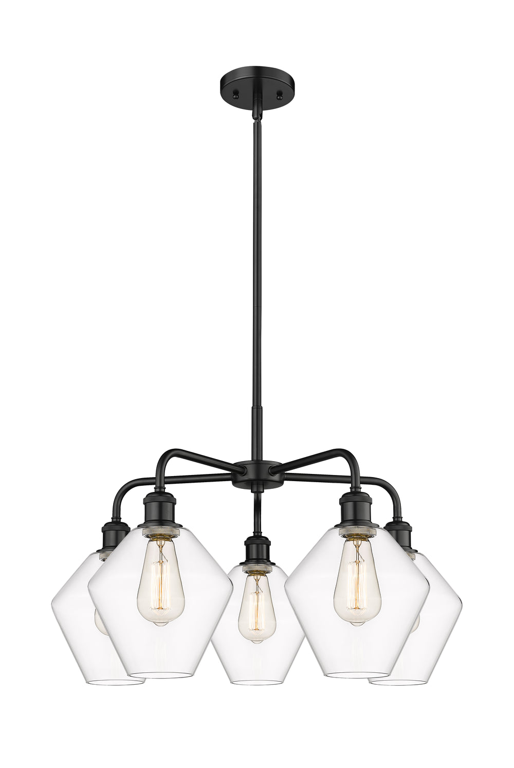 Innovations Lighting Cindyrella 8" Chandelier - Matte Black