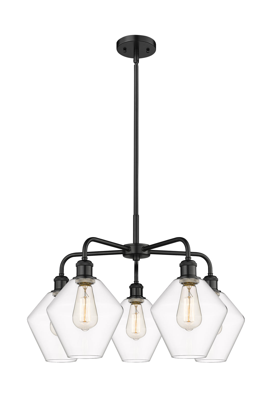 Innovations Lighting Cindyrella 8" Chandelier - Matte Black