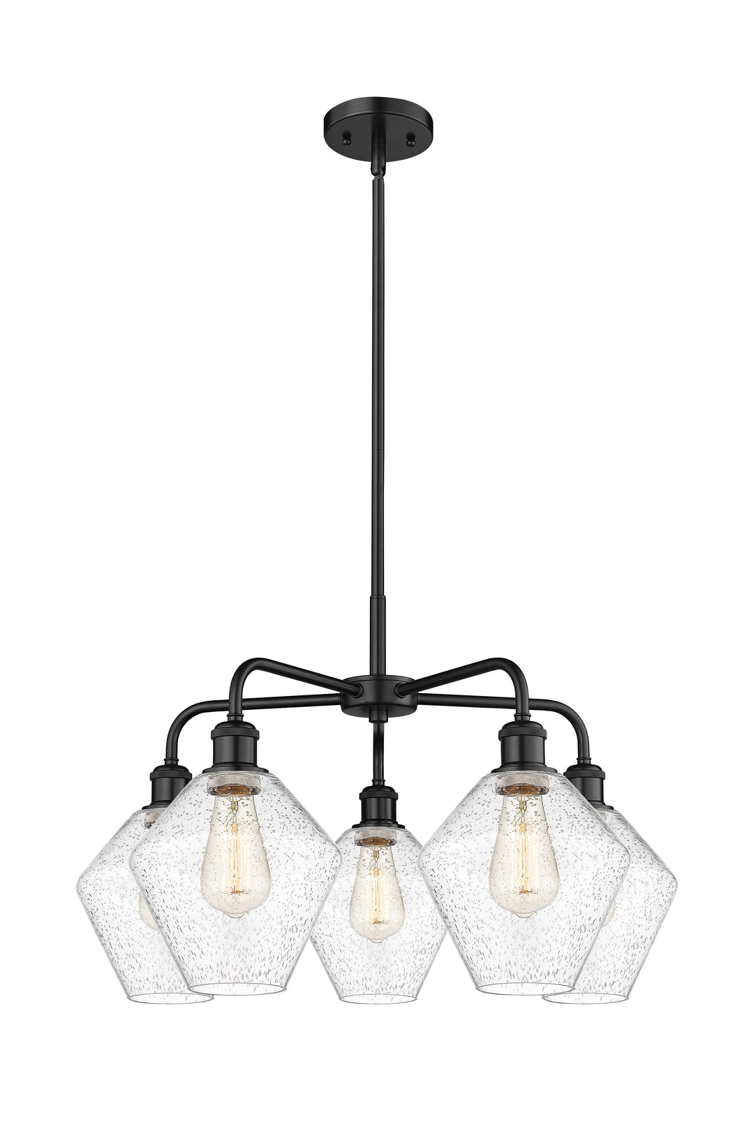 Innovations Lighting Cindyrella 8" Chandelier - Matte Black