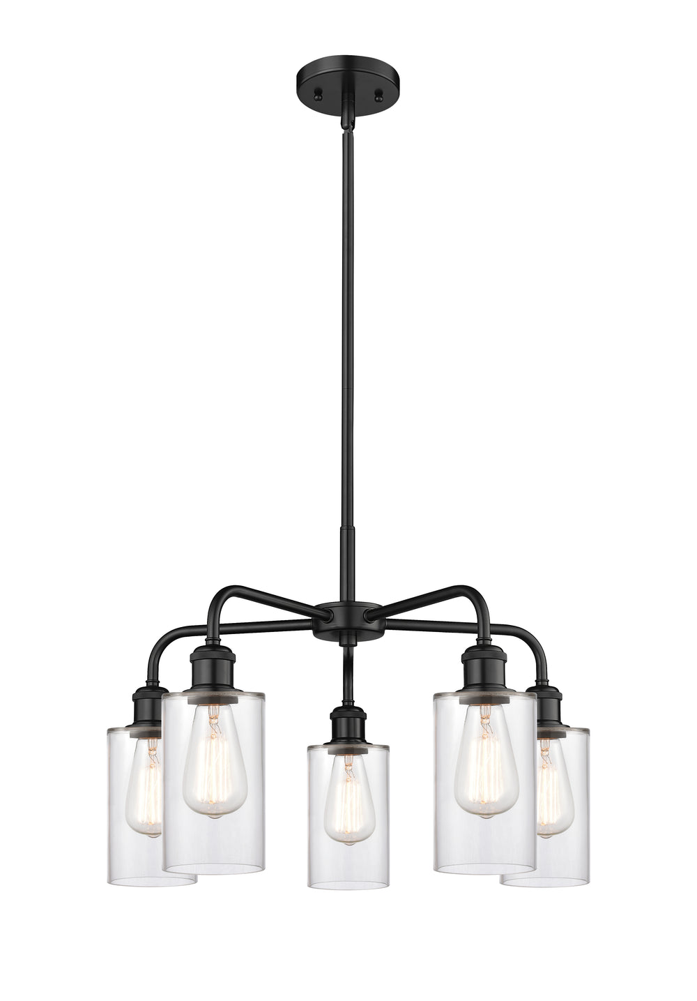 Innovations Lighting Clymer 4" Chandelier - Matte Black