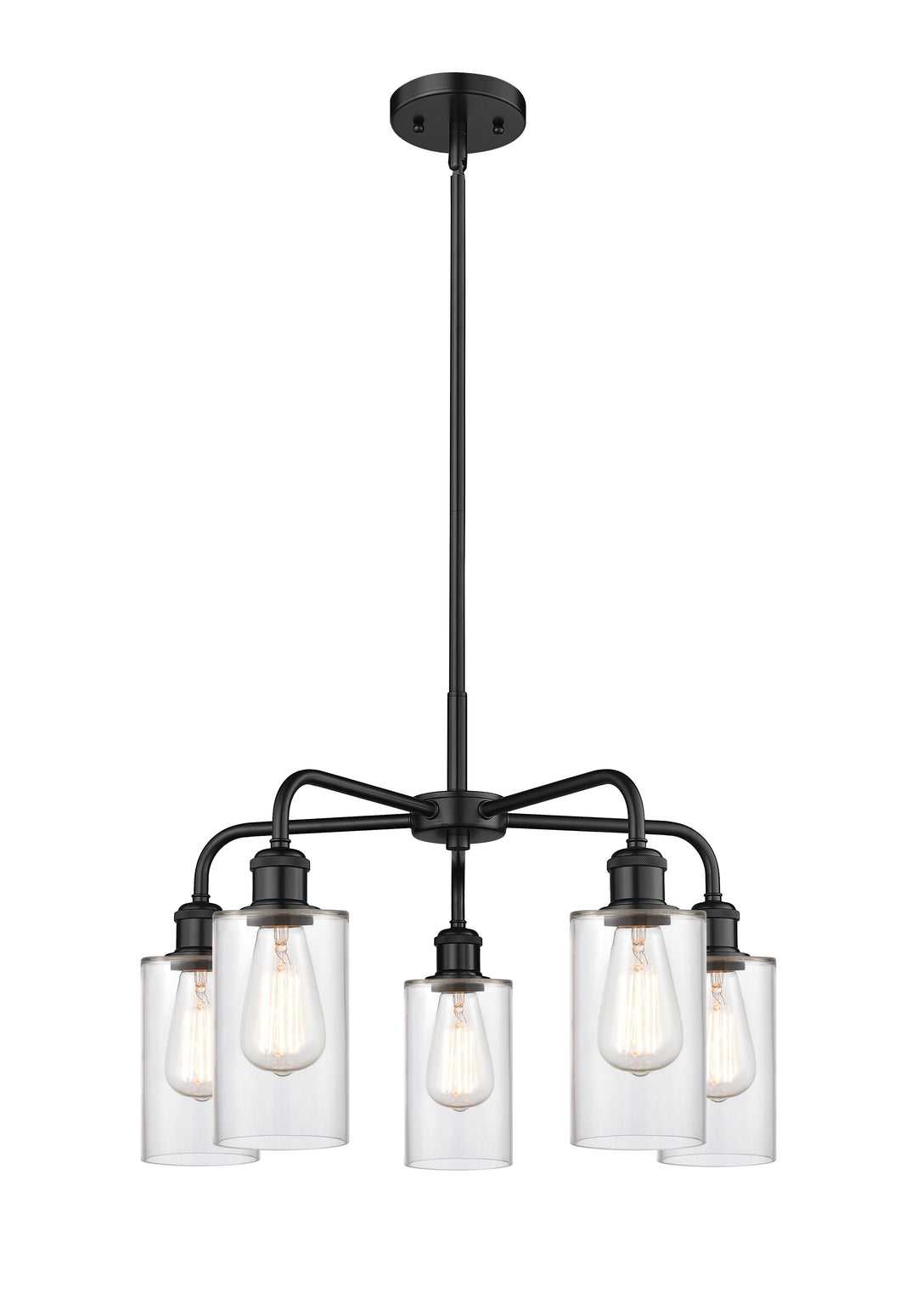 Innovations Lighting Clymer 4" Chandelier - Matte Black