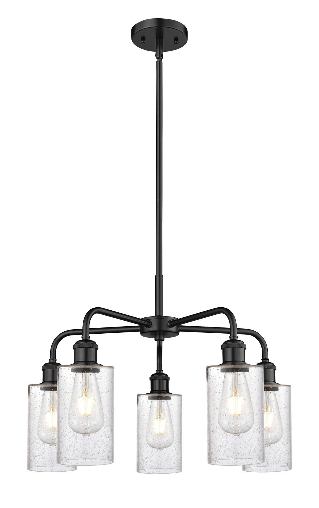 Innovations Lighting Clymer 4" Chandelier - Matte Black