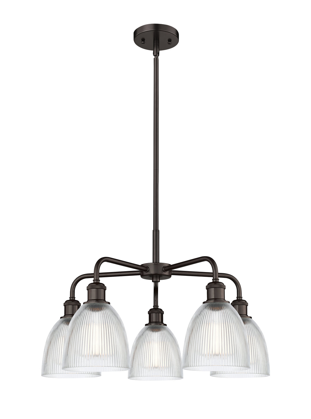 Innovations Lighting Castile 6" Chandelier - Oil Rubbed Bronze Chandeliers Innovations Lighting Clear ; Glass Type: Transparent  