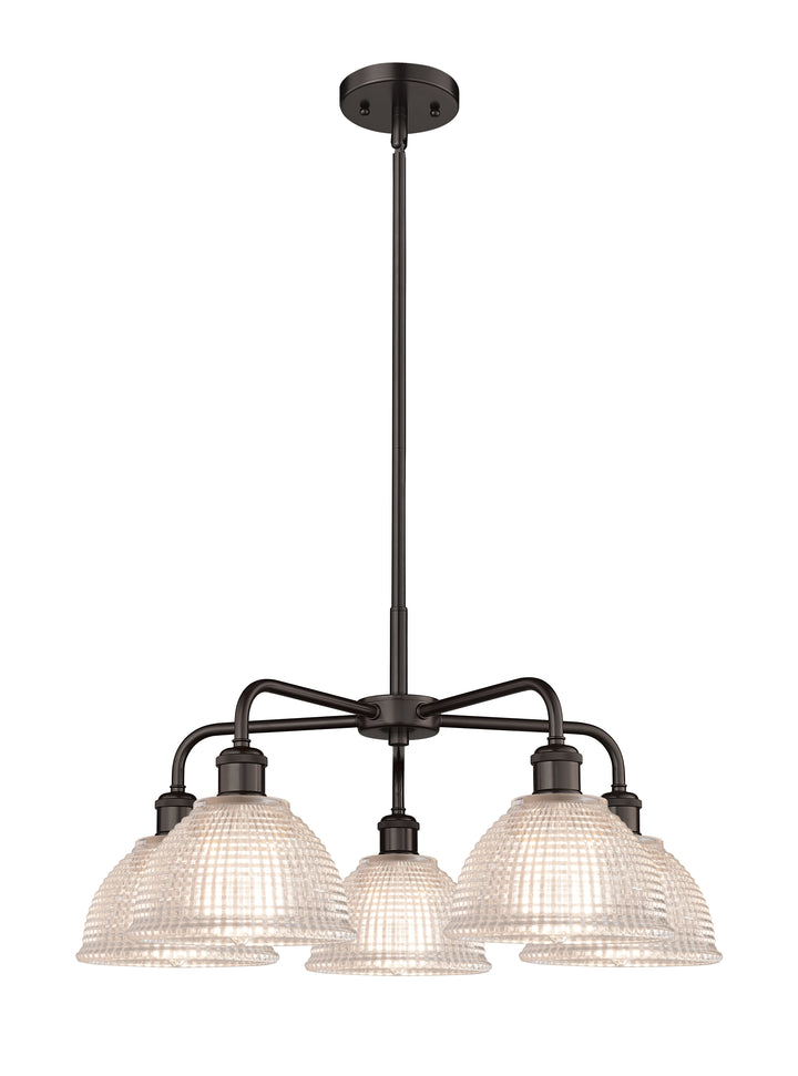 Innovations Lighting Arietta 8" Chandelier Chandeliers Innovations Lighting Oil Rubbed Bronze Clear ; Glass Type: Transparent 