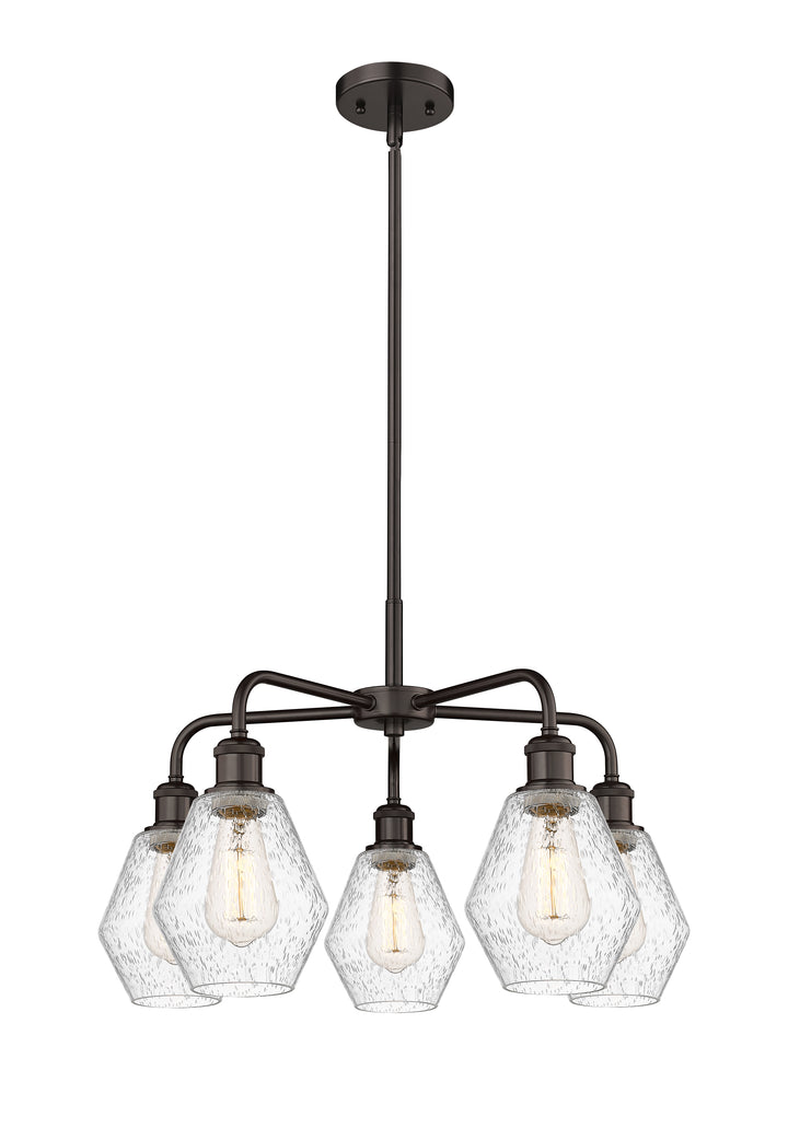 Innovations Lighting Cindyrella 6" Chandelier - Oil Rubbed Bronze Chandeliers Innovations Lighting Seedy ; Glass Type: Seeded  