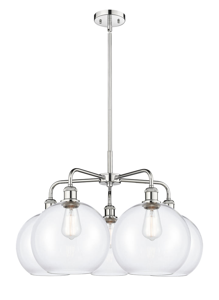 Innovations Lighting Athens 10" Chandelier Chandeliers Innovations Lighting Polished Chrome Clear ; Glass Type: Clear 