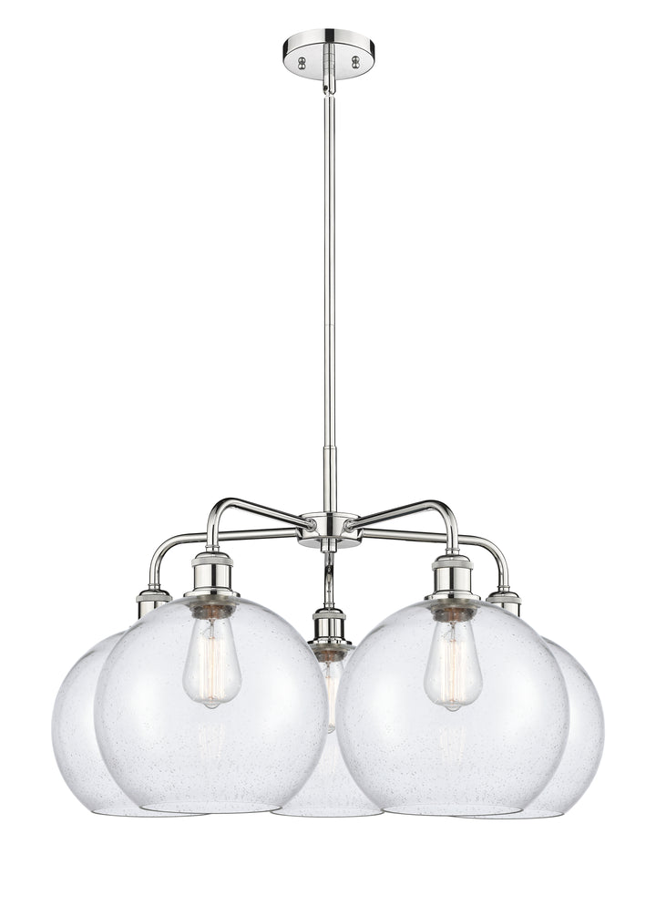 Innovations Lighting Athens 10" Chandelier Chandeliers Innovations Lighting Polished Chrome Seedy ; Glass Type: Seeded 