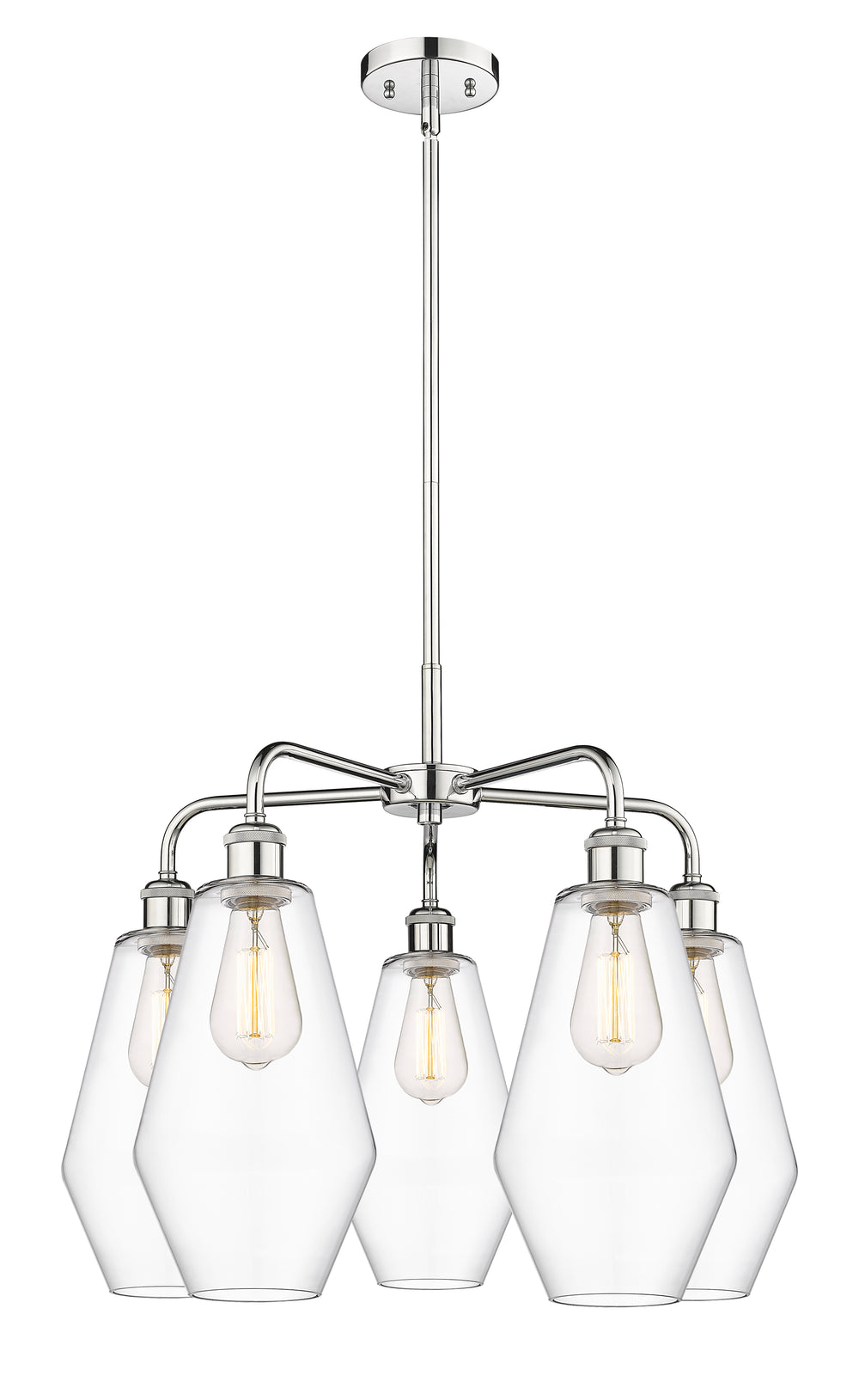 Innovations Lighting Cindyrella 7" Chandelier - Polished Chrome Chandeliers Innovations Lighting Clear ; Glass Type: Clear  