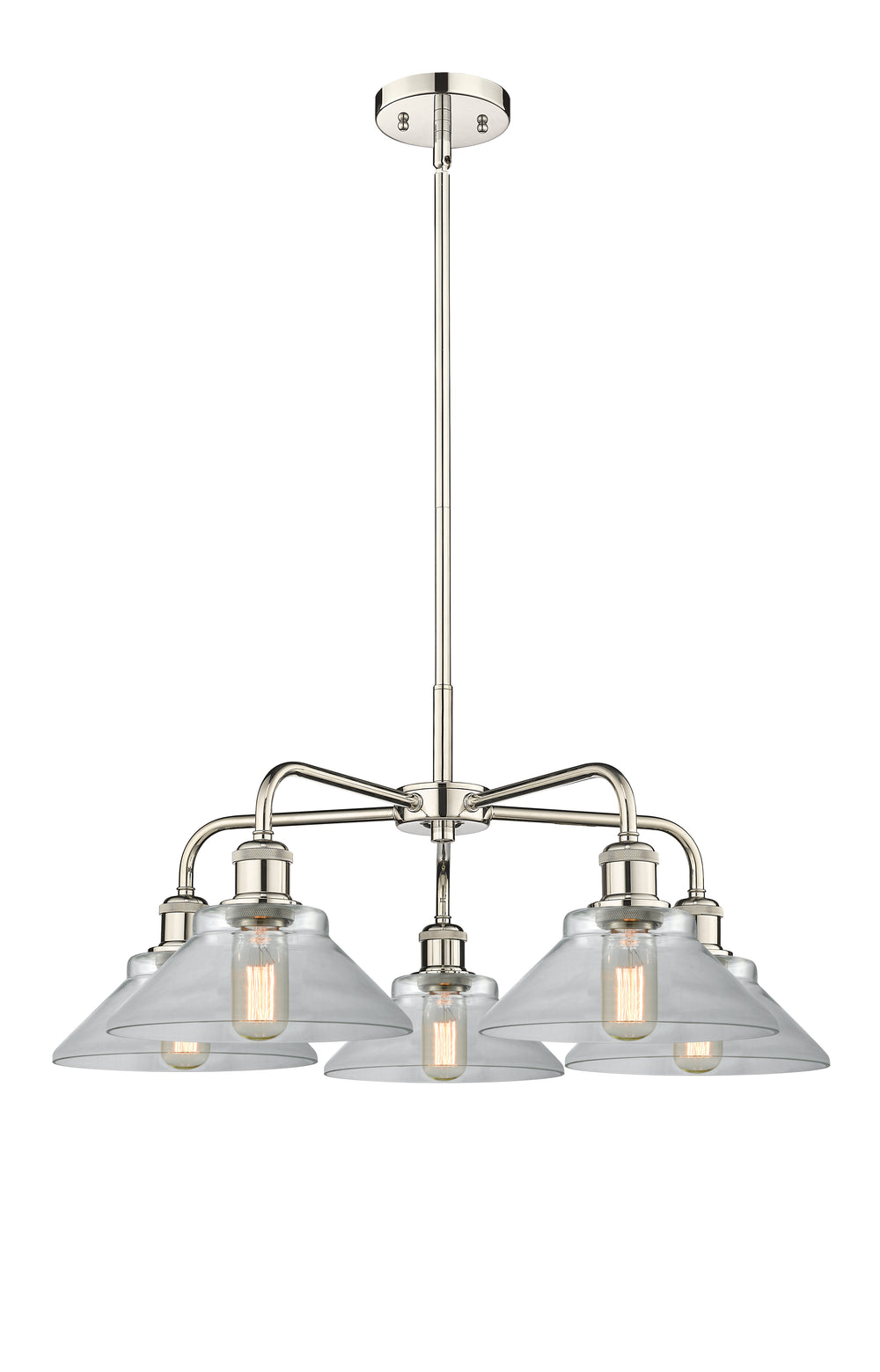 Innovations Lighting Orwell 9" Chandelier - Polished Nickel