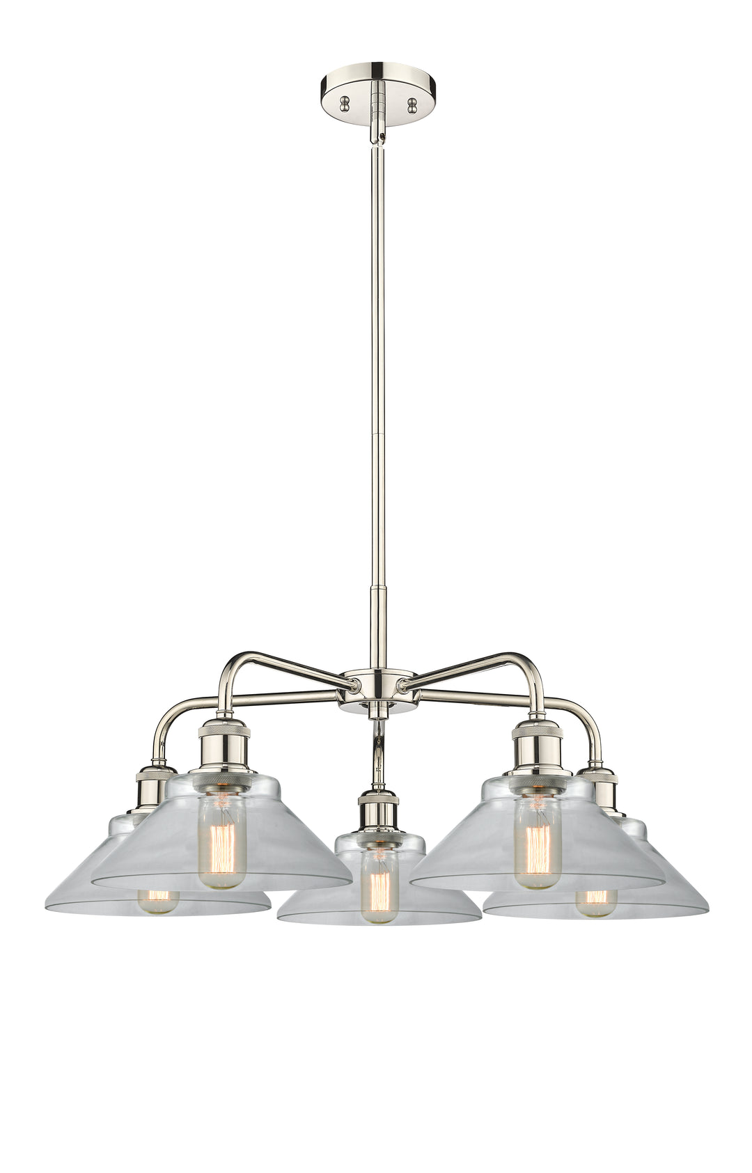 Innovations Lighting Orwell 9" Chandelier - Polished Nickel