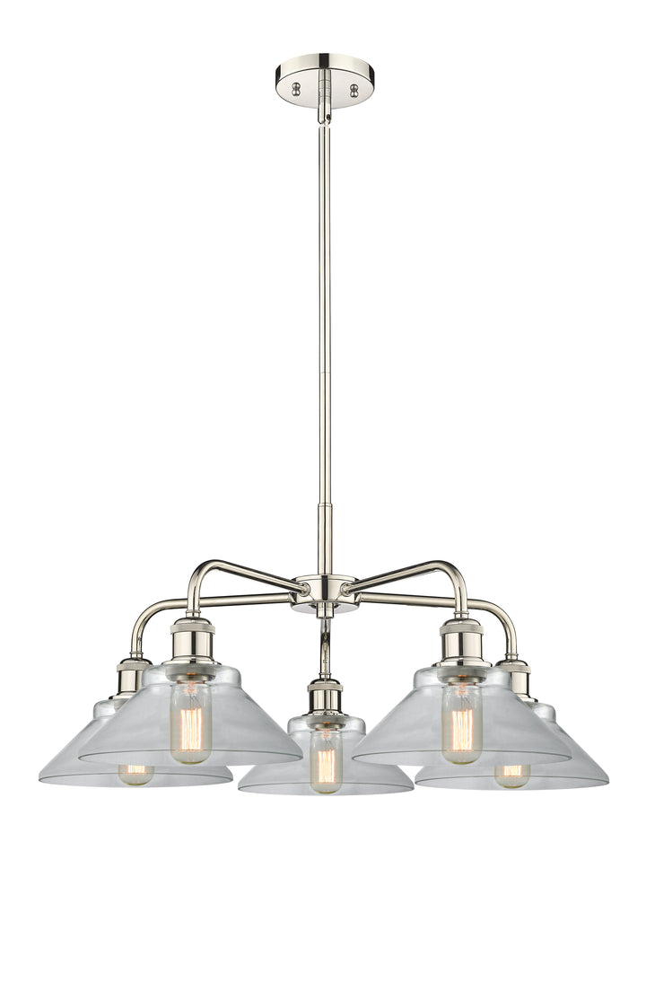 Innovations Lighting Orwell 9" Chandelier - Polished Nickel