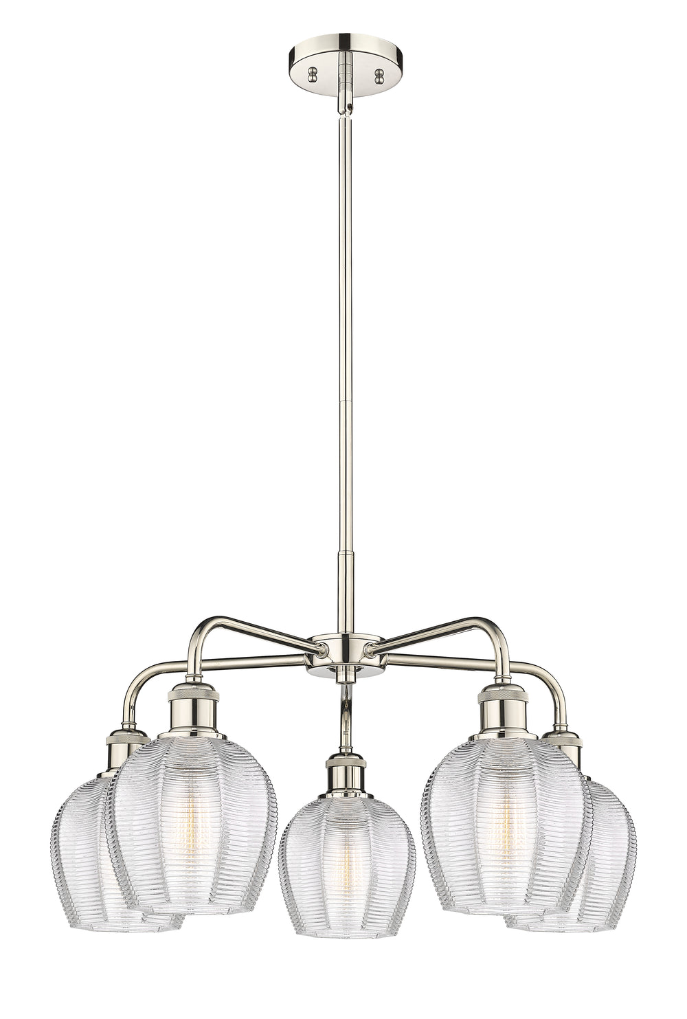 Innovations Lighting Norfolk 6" Chandelier - Polished Nickel