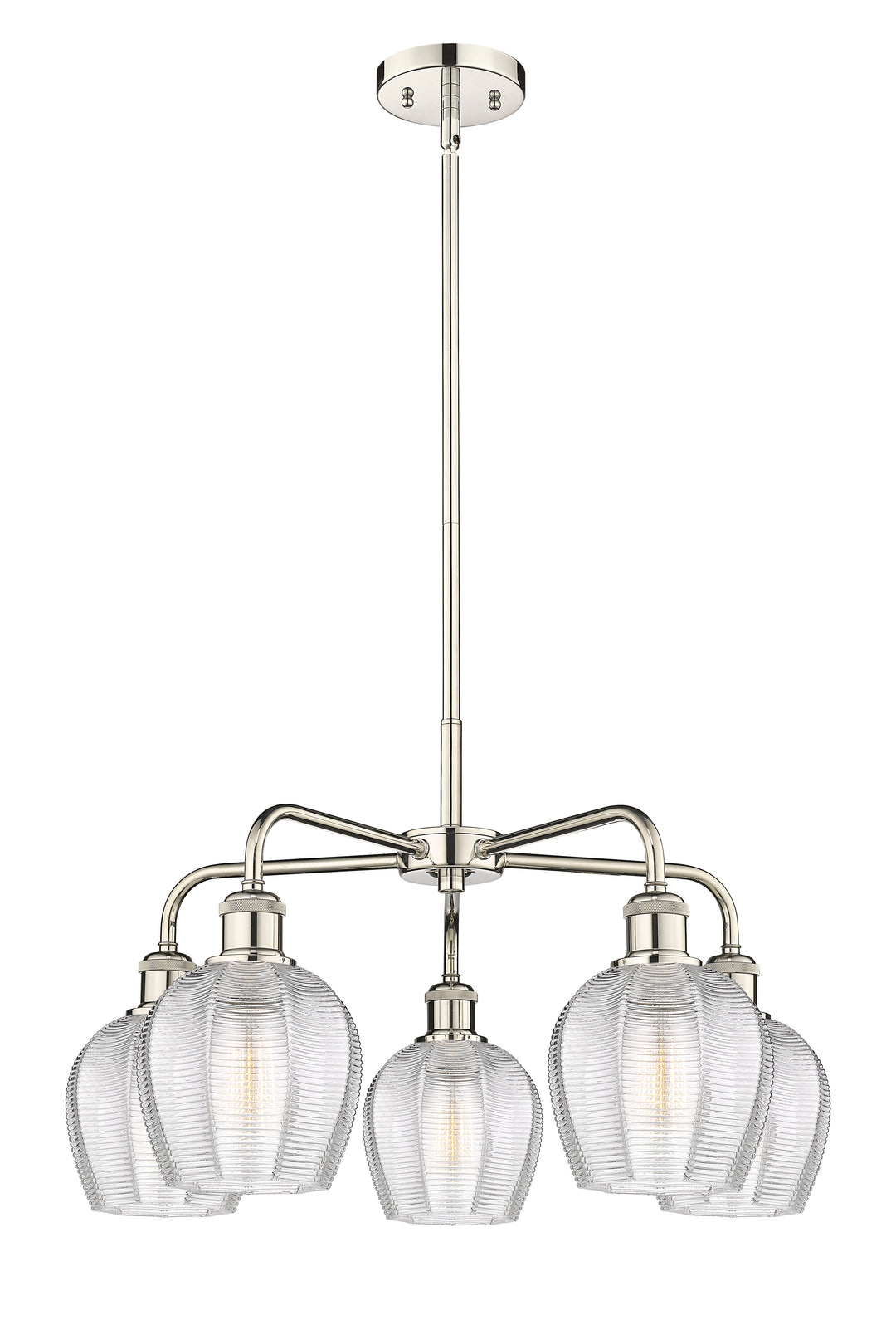 Innovations Lighting Norfolk 6" Chandelier - Polished Nickel