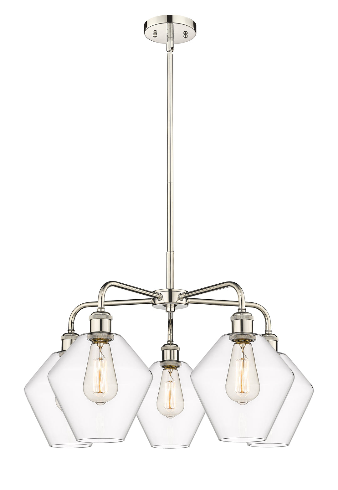 Innovations Lighting Cindyrella 8" Chandelier - Polished Nickel