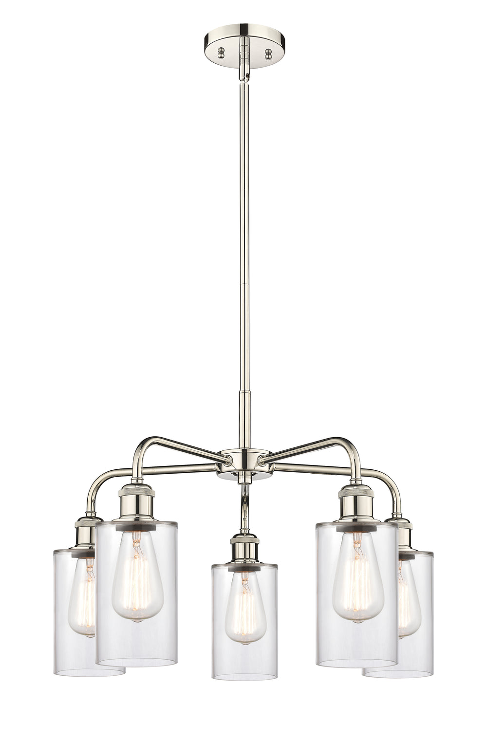 Innovations Lighting Clymer 4" Chandelier - Polished Nickel