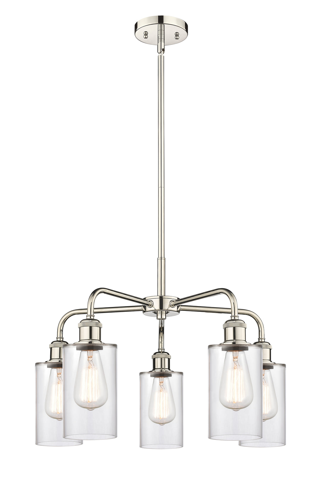 Innovations Lighting Clymer 4" Chandelier - Polished Nickel