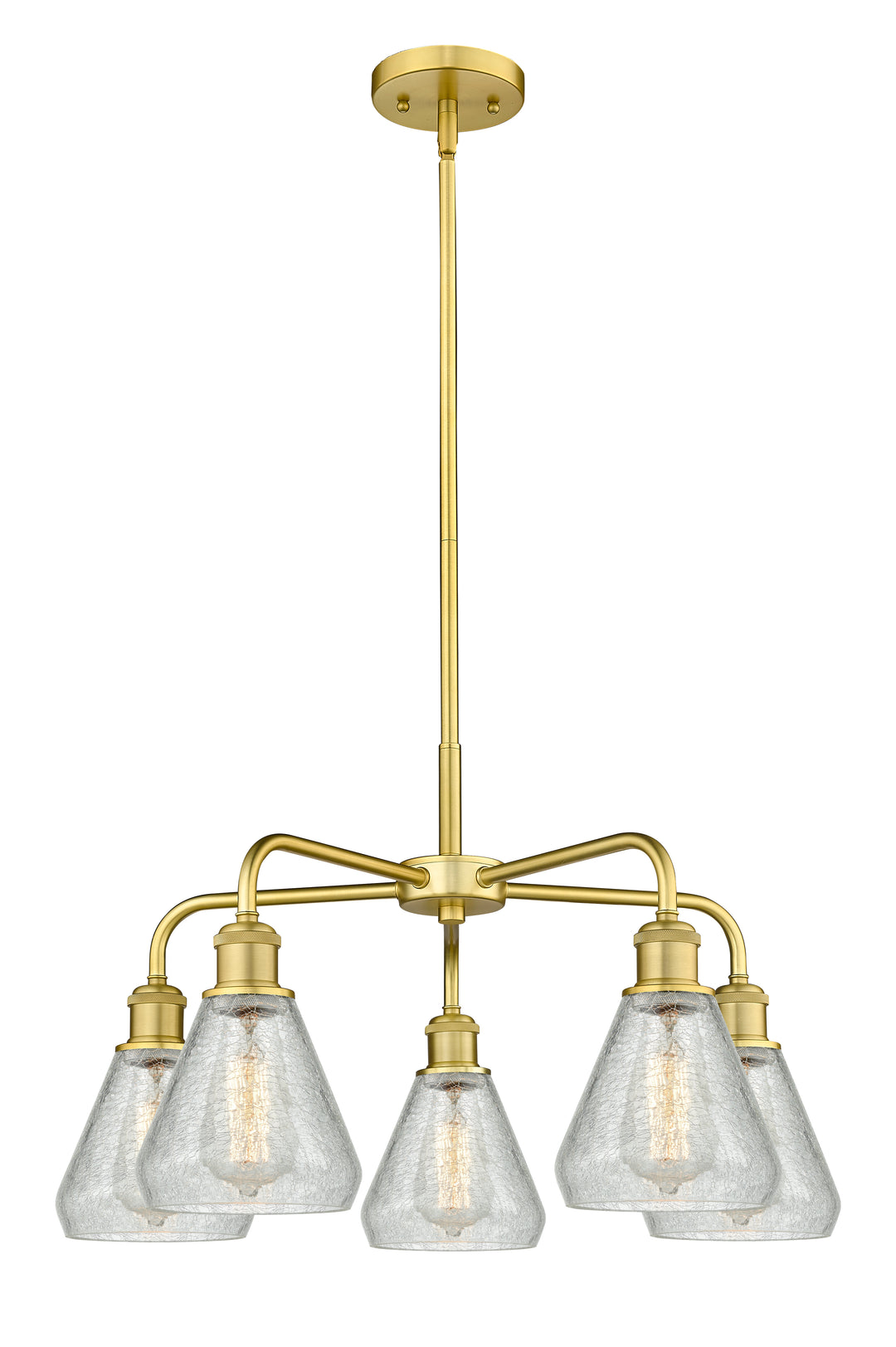 Innovations Lighting Conesus 6" Chandelier - Satin Gold