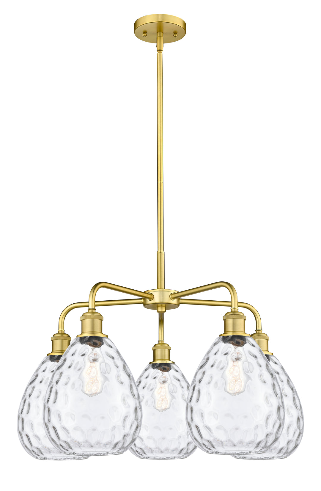 Innovations Lighting Waverly 8" Chandelier - Satin Gold