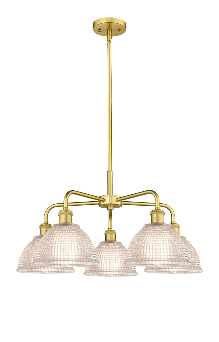 Innovations Lighting Arietta 8" Chandelier Chandeliers Innovations Lighting Satin Gold Clear ; Glass Type: Transparent 