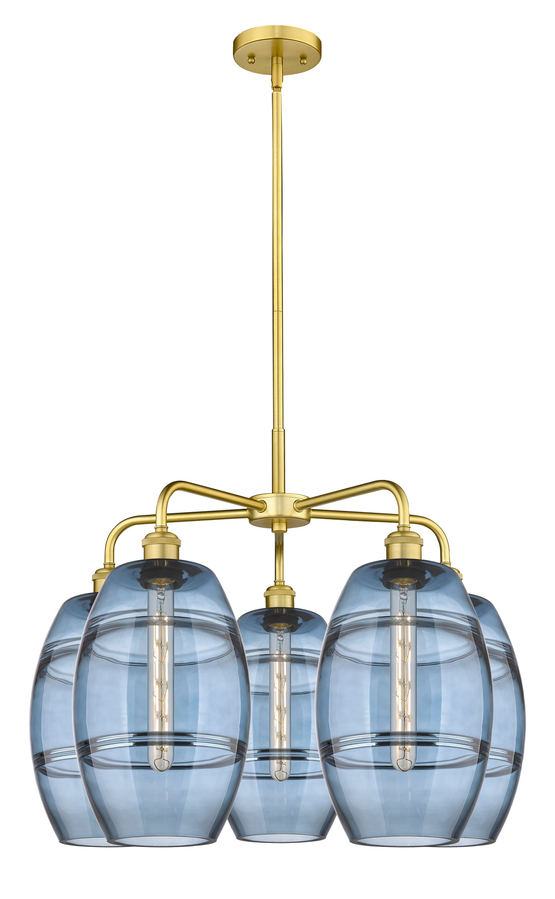 Innovations Lighting Vaz 8" Chandelier - Satin Gold