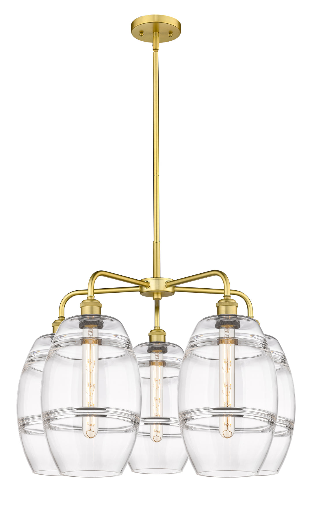 Innovations Lighting Vaz 8" Chandelier - Satin Gold