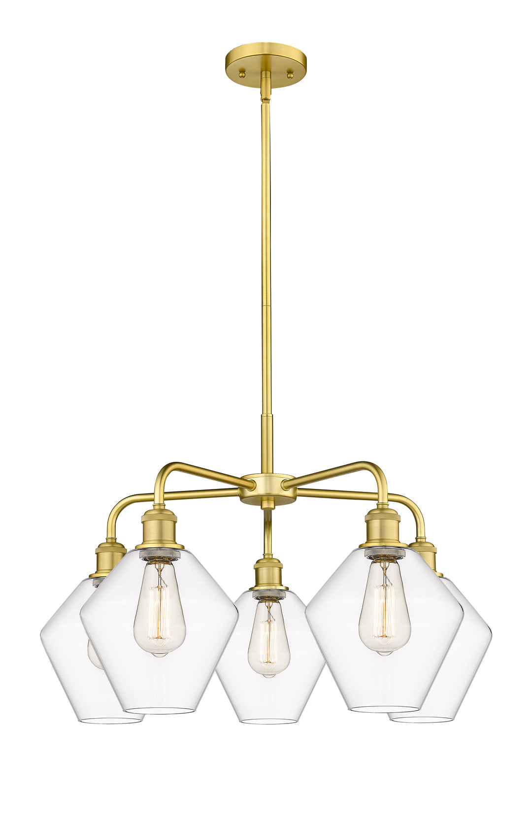 Innovations Lighting Cindyrella 8" Chandelier - Satin Gold