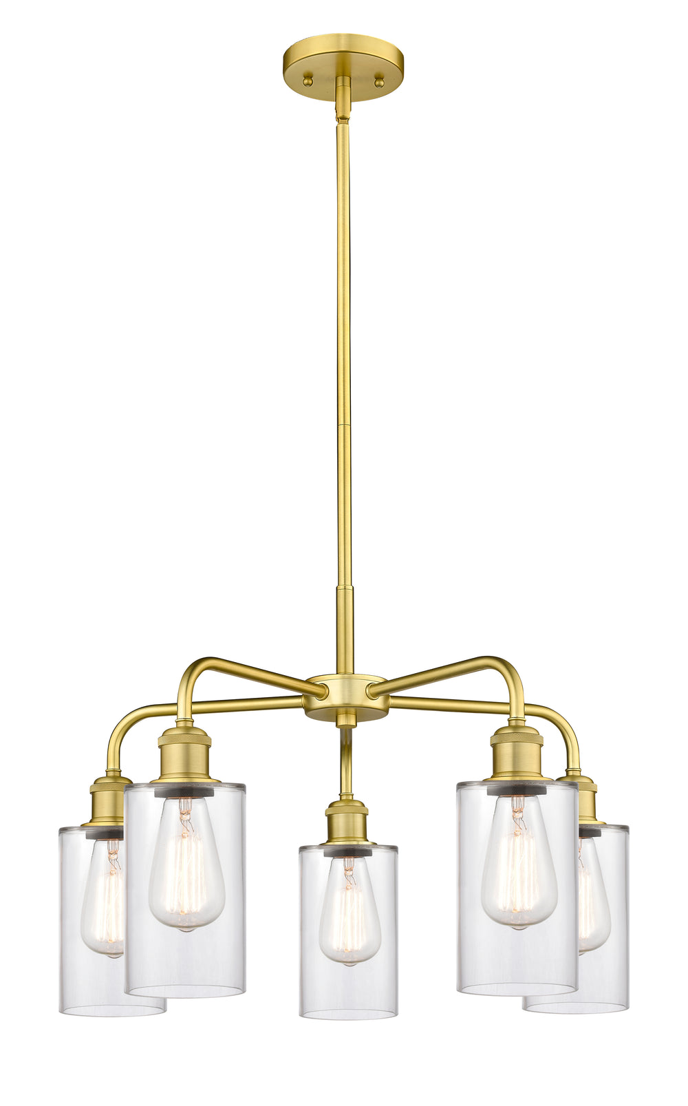Innovations Lighting Clymer 4" Chandelier - Satin Gold