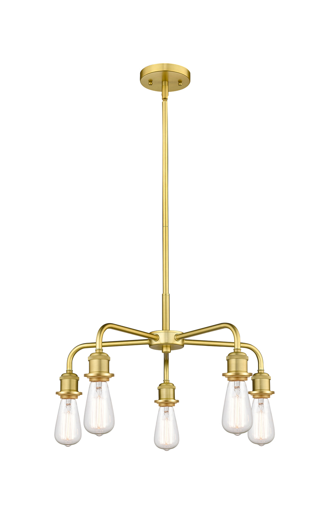 Innovations Lighting Ballston Chandelier Chandeliers Innovations Lighting Satin Gold  