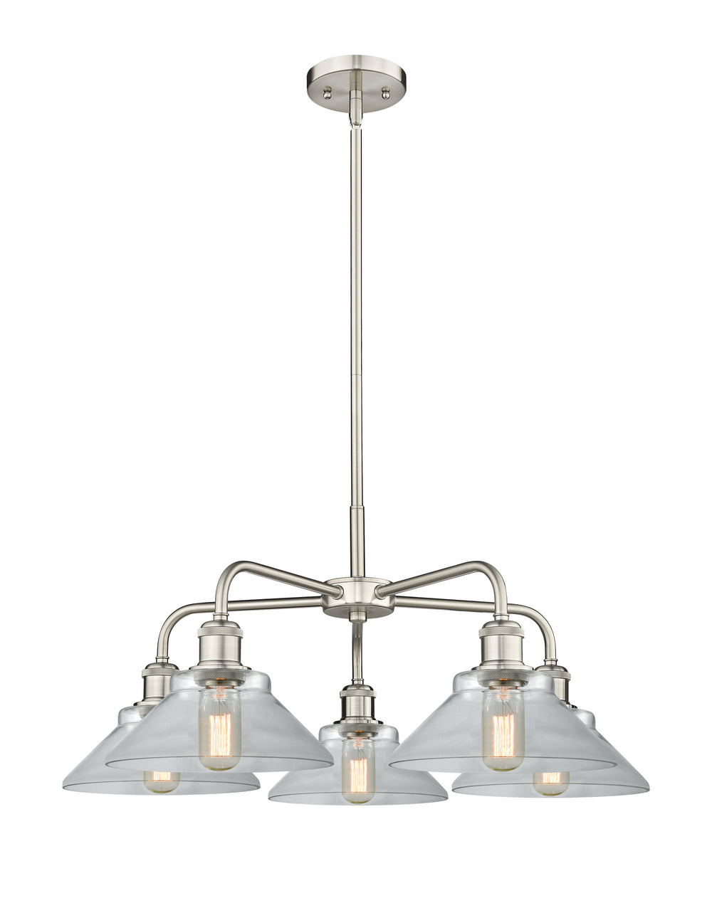 Innovations Lighting Orwell 9" Chandelier - Satin Nickel