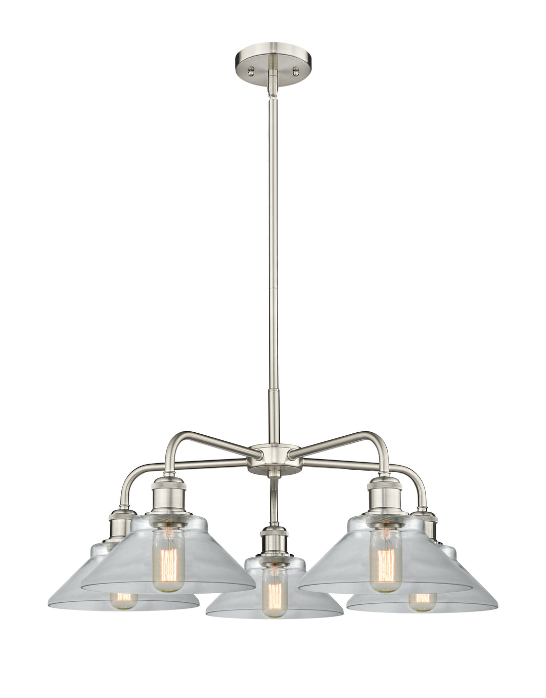 Innovations Lighting Orwell 9" Chandelier - Satin Nickel